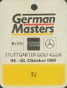 Golf German Masters 1989